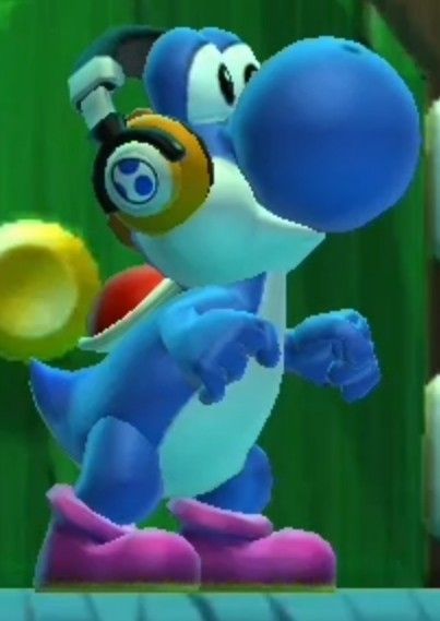 Yoshi with Headphones